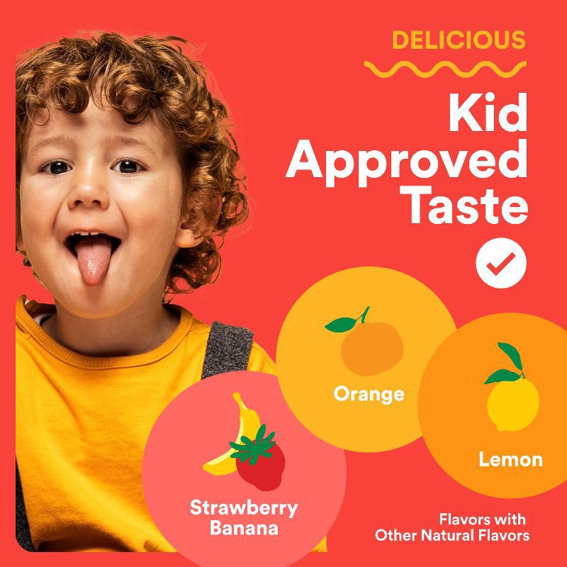 slide 12 of 14, SmartyPants Kids Plus Lemon, Orange, and Strawberry Banana Multi & Omegas 60 Gummies, 60 ct