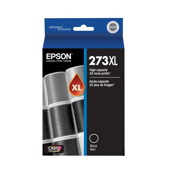 slide 1 of 1, Epson Claria T273Xl020-S High-Yield Black Ink Cartridge, 1 ct