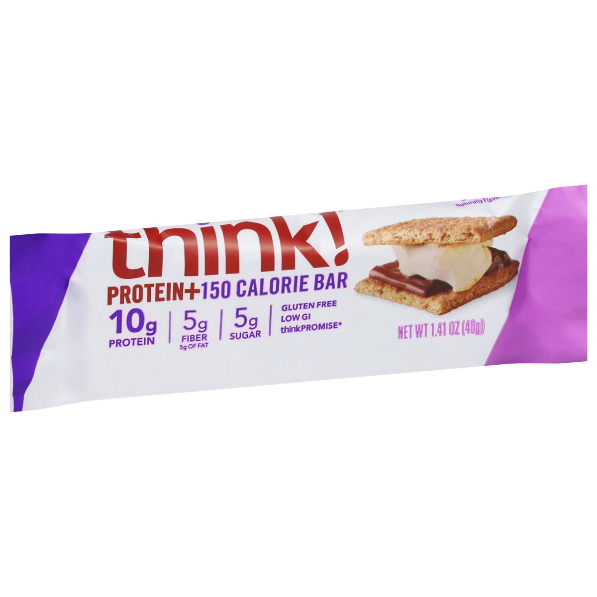 slide 9 of 13, think! Protein+ S'mores Protein Bar 1.41 oz, 1.41 oz