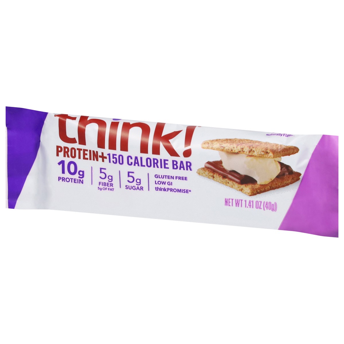 slide 12 of 13, think! Protein+ S'mores Protein Bar 1.41 oz, 1.41 oz