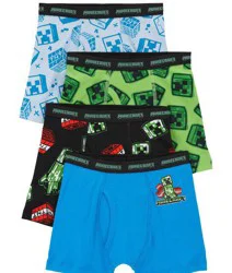 Carter's Kid 4-Pack Minecraft Boxer Briefs Underwear Multi 6-7