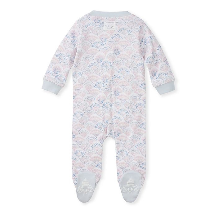 slide 2 of 3, Burt's Bees Baby Newborn Iridescent Sun Organic Cotton Sleep'N Play Footie - Blue, 1 ct