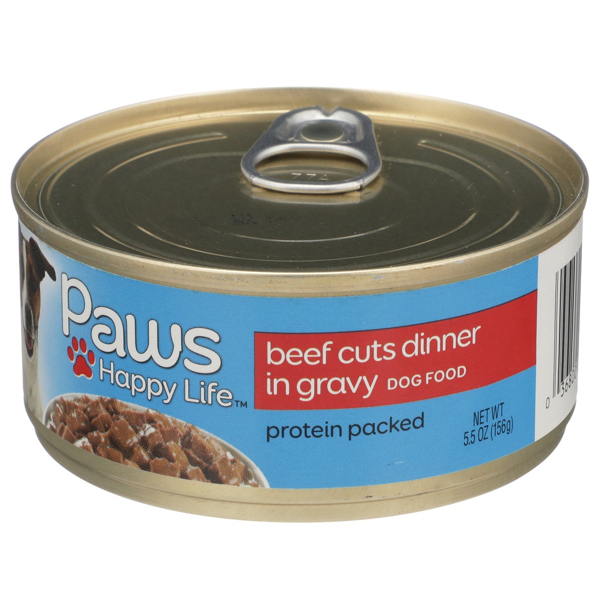 slide 5 of 11, Paws Happy Life Beef Cuts Dinner In Gravy Dog Food, 5.5 oz