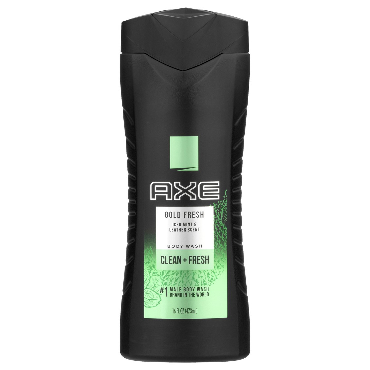 slide 10 of 11, AXE Gold Fresh Clean+Fresh Iced Mint & Leather Body Wash 16.0 oz, 16 oz