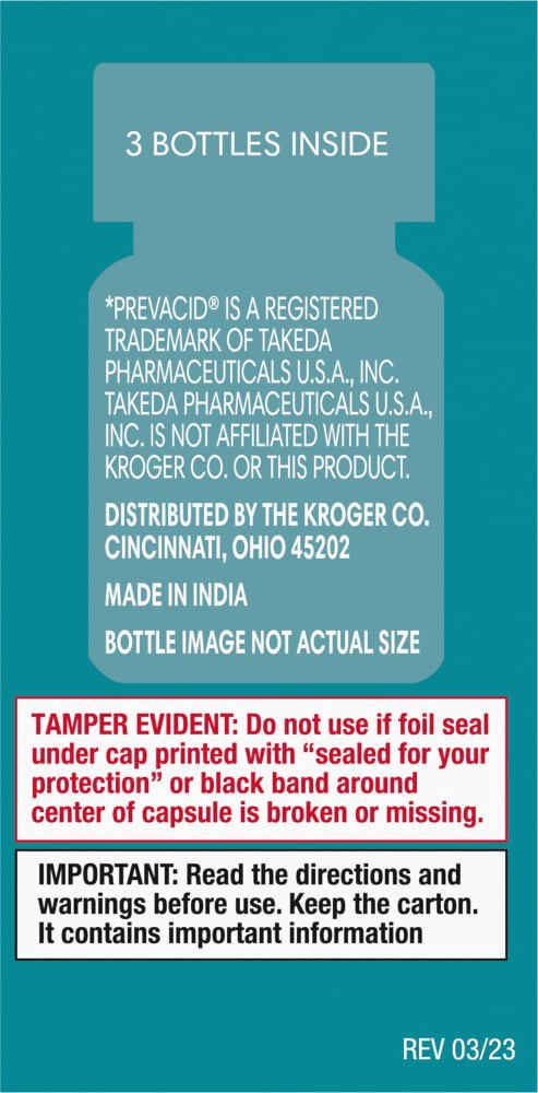 slide 3 of 6, Kroger 24 Hour Delayed-Release Lansoprazole Acid Reducer Capsules, 42 ct