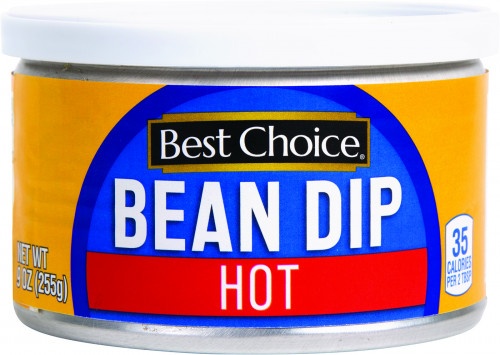 slide 1 of 1, Best Choice Hot Bean Dip, 9 oz