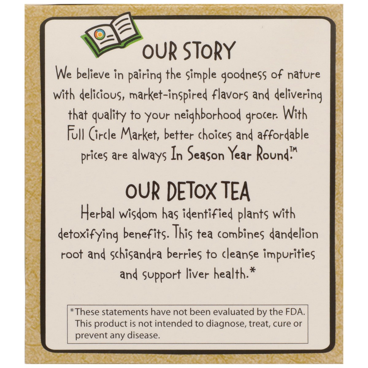 slide 7 of 8, Full Circle Market Tea Bags Functional Detox Organic - 0.85 oz, 16 ct