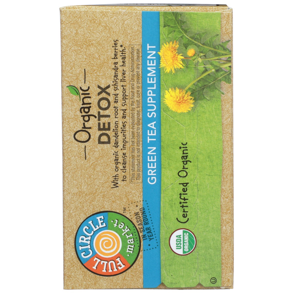 slide 6 of 8, Full Circle Market Tea Bags Functional Detox Organic - 0.85 oz, 16 ct