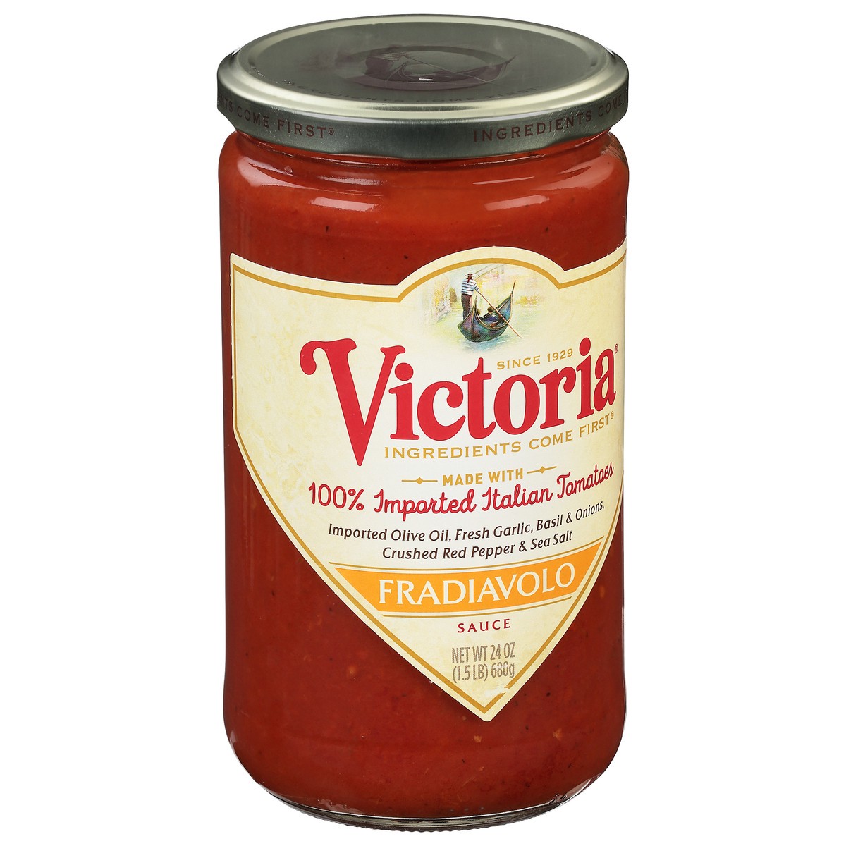 slide 9 of 9, Victoria Spicy Marinara Sauce, 24 oz, 24 oz