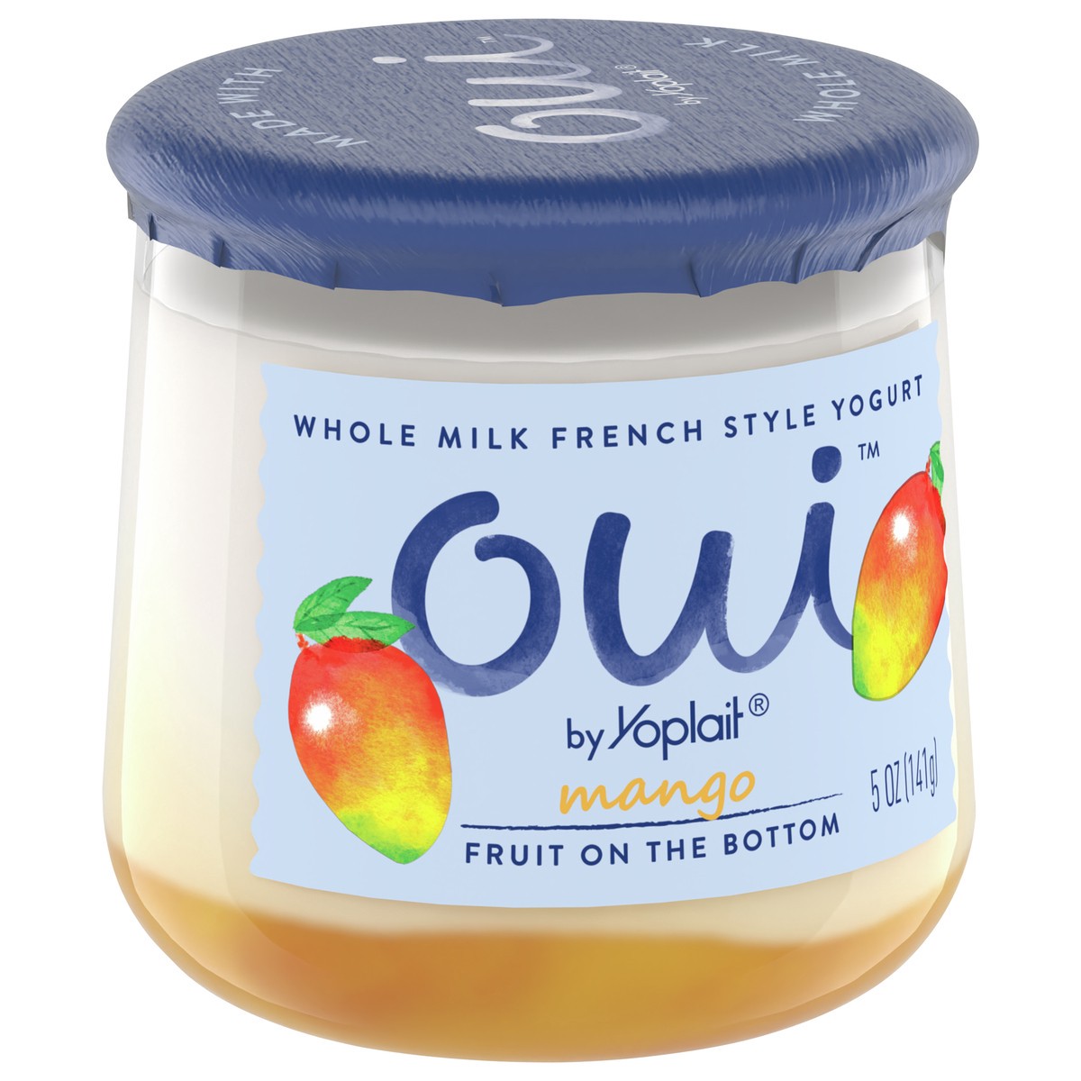 slide 4 of 8, Oui by Yoplait French Style Mango Whole Milk Yogurt, 5 OZ Jar, 5 oz