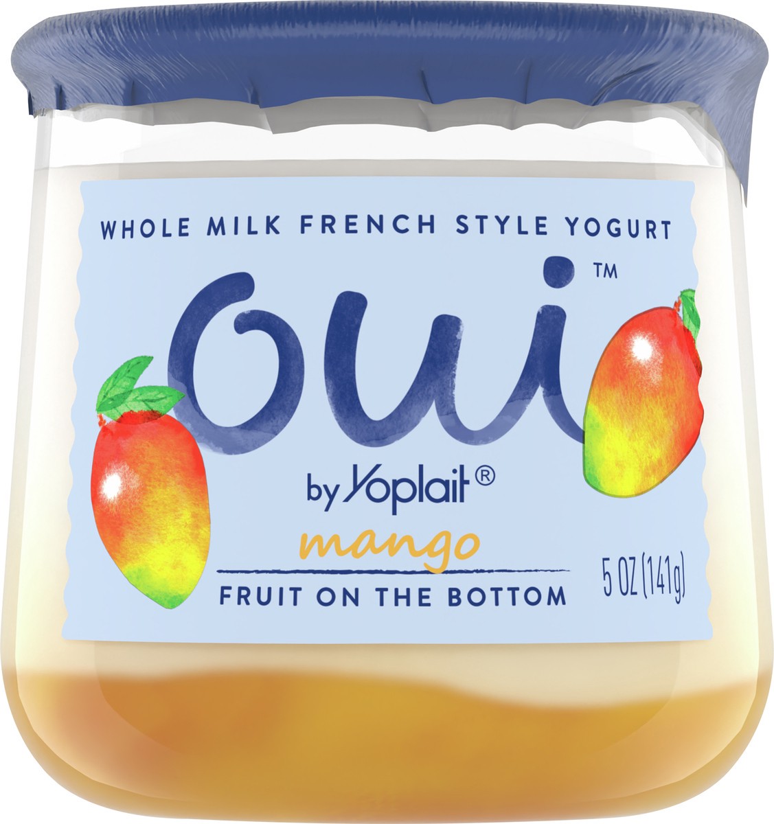 slide 8 of 8, Oui by Yoplait French Style Mango Whole Milk Yogurt, 5 OZ Jar, 5 oz