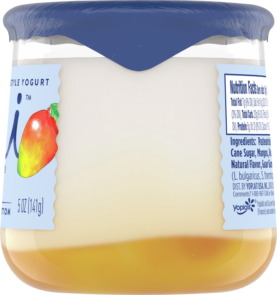slide 2 of 8, Oui by Yoplait French Style Mango Whole Milk Yogurt, 5 OZ Jar, 5 oz