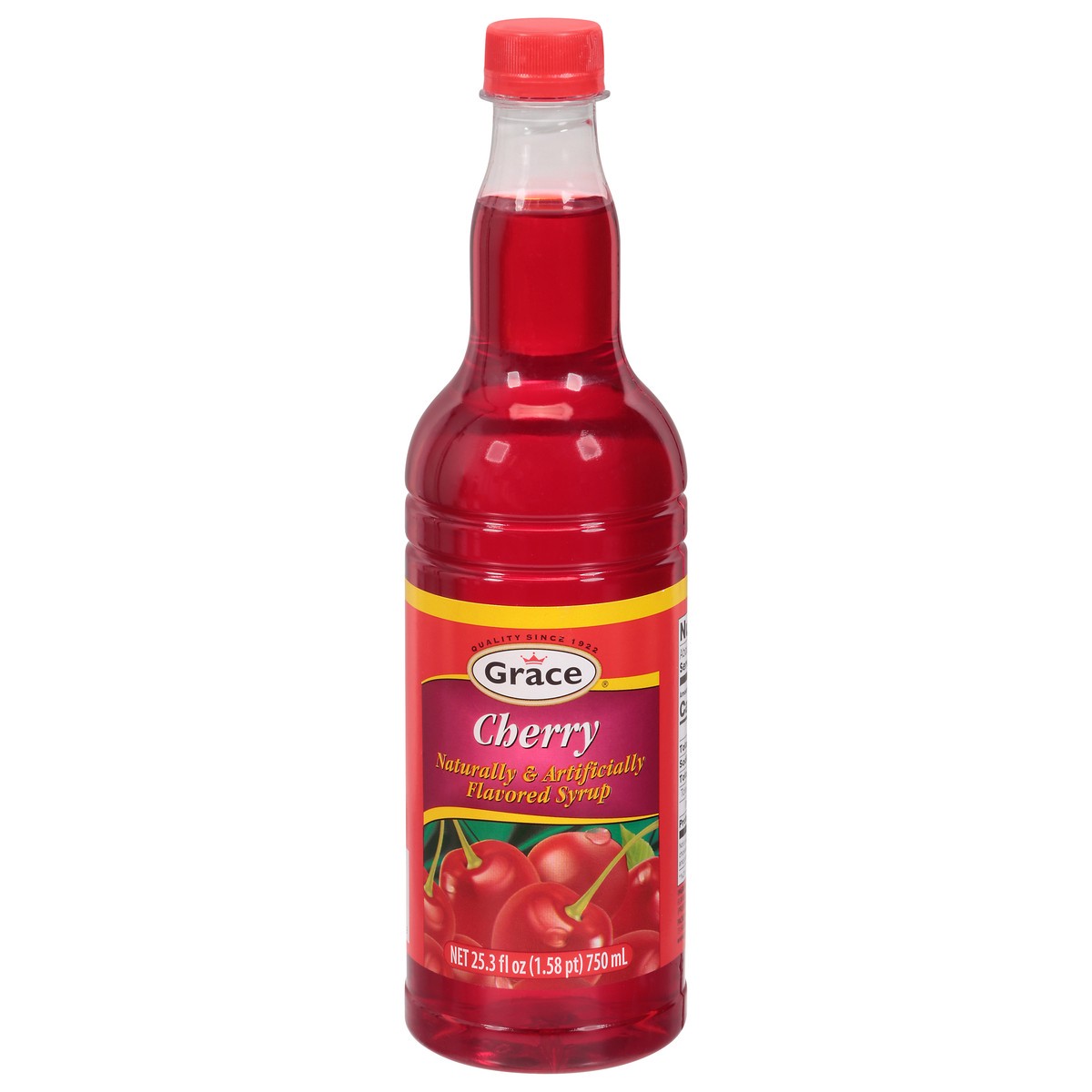 slide 1 of 1, Grace Cherry Syrup 25.3 fl oz, 25.3 fl oz