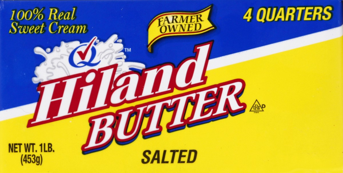 slide 1 of 8, Hiland Dairy Butter 1 lb, 1 lb