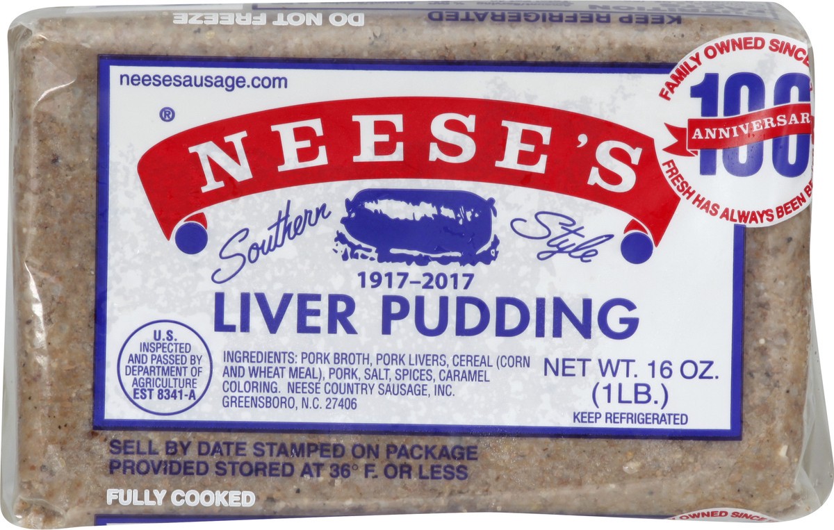 slide 1 of 13, Neeses Liver Pudding 16 ea, 16 ct