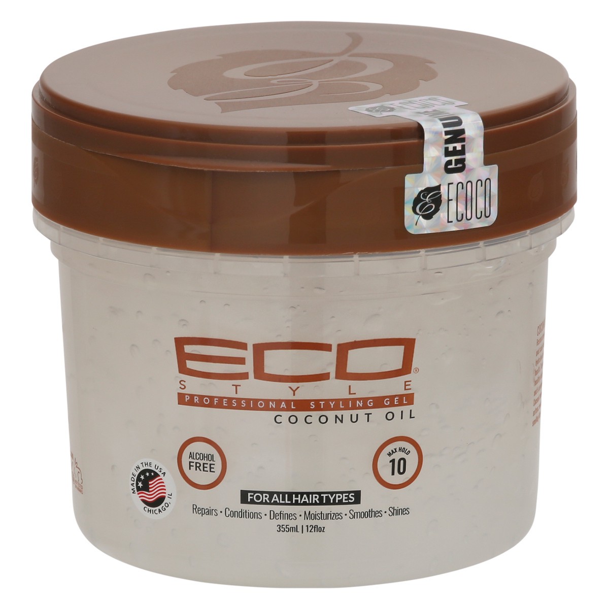 slide 1 of 11, Eco Styler Eco Style Styling Gel, Coconut Oil, Professional, 355 ml