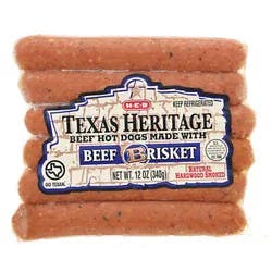 H-E-B Texas Heritage Beef Brisket Hot Dogs