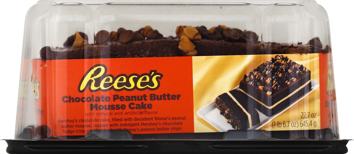 slide 4 of 4, Reese's Chocolate Peanut Butter Mousse Cake, 22.7 oz