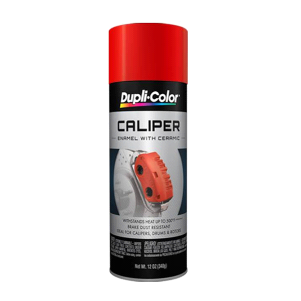 slide 1 of 1, Dupli-Color BCP100 Red Caliper Paint with Ceramic Aerosol, 12 oz