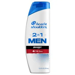 Head & Shoulders Mens 2 in 1 Dandruff Shampoo and Conditioner, Anti-Dandruff Treatment, Old Spice Swagger for Daily Use, Paraben Free, 12.5 oz