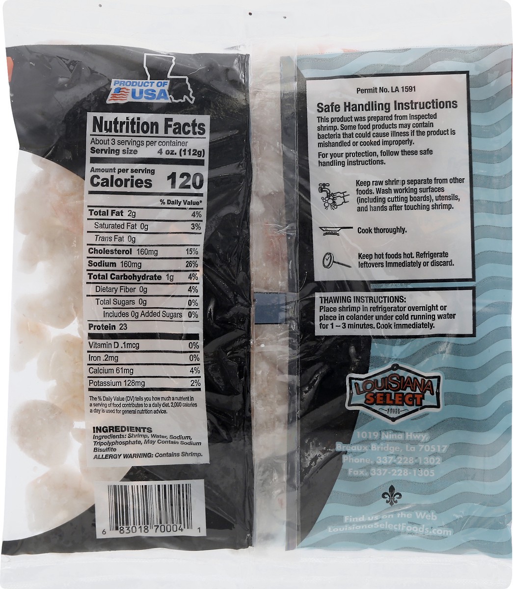 slide 8 of 13, Louisiana Select Foods Wild Caught Gulf Shrimp 12 oz, 12 oz