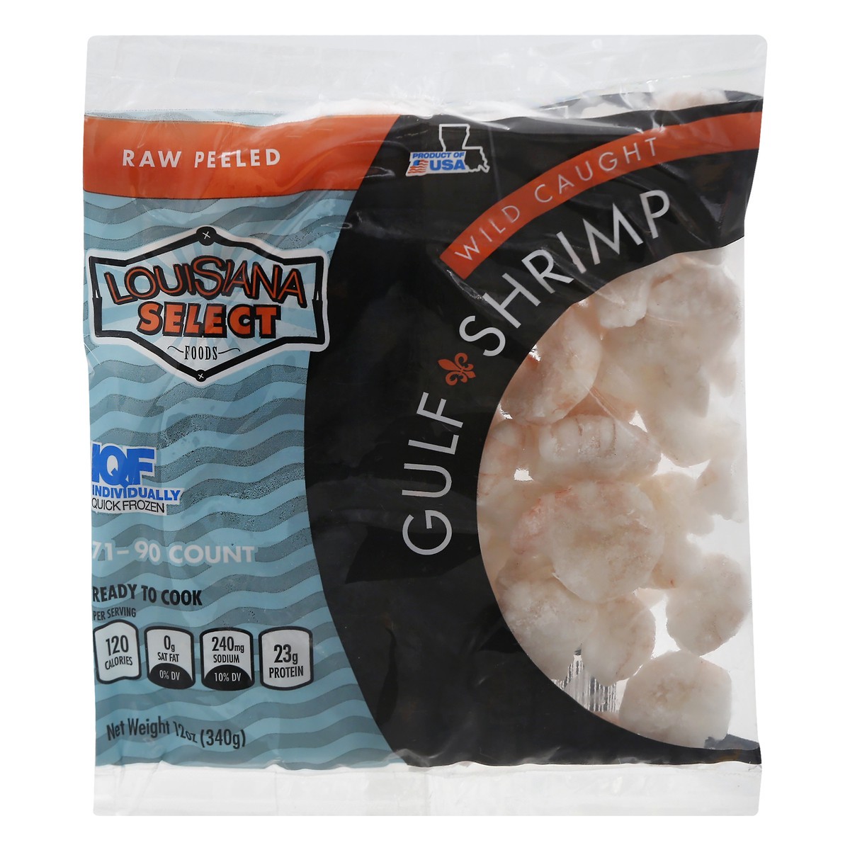slide 9 of 13, Louisiana Select Foods Wild Caught Gulf Shrimp 12 oz, 12 oz
