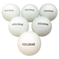 slide 3 of 5, Kolorae Ping Pong Balls - White, 1 ct