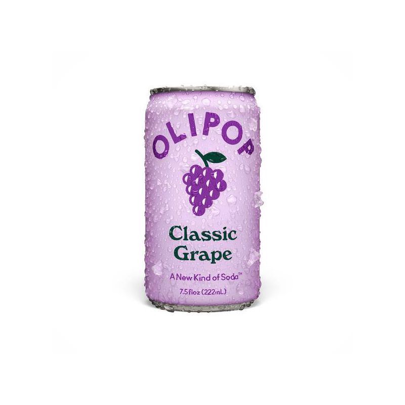 slide 7 of 7, Olipop Classic Grape Mini Soda 45 fl oz, 45 fl oz