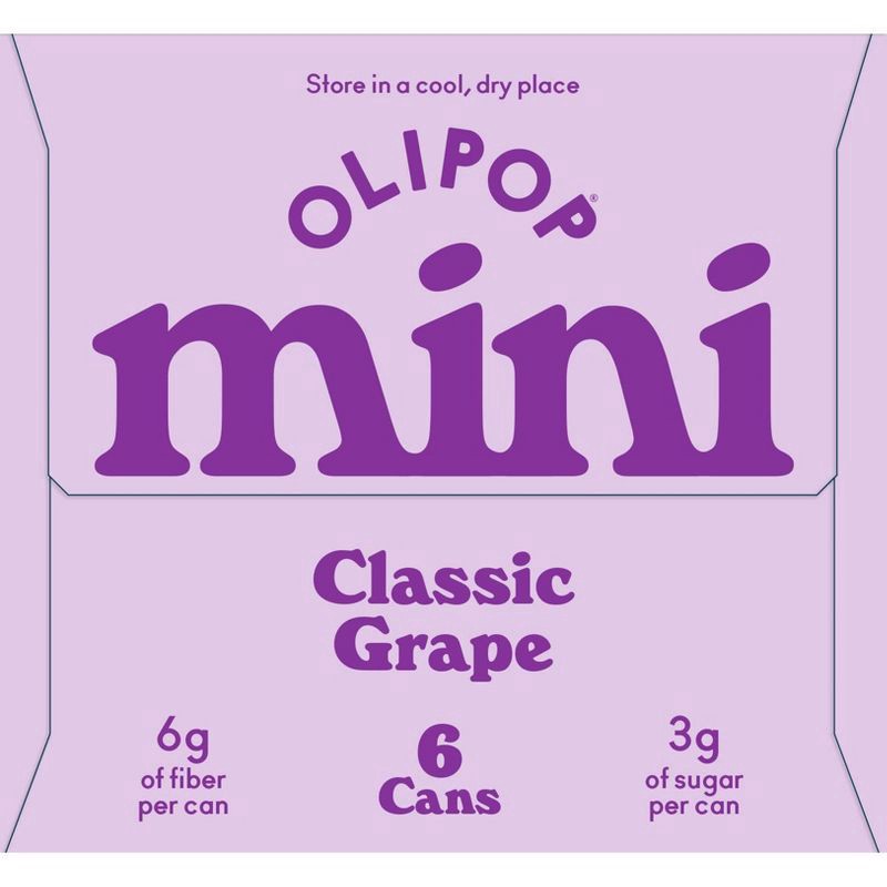 slide 3 of 7, Olipop Classic Grape Mini Soda 45 fl oz, 45 fl oz