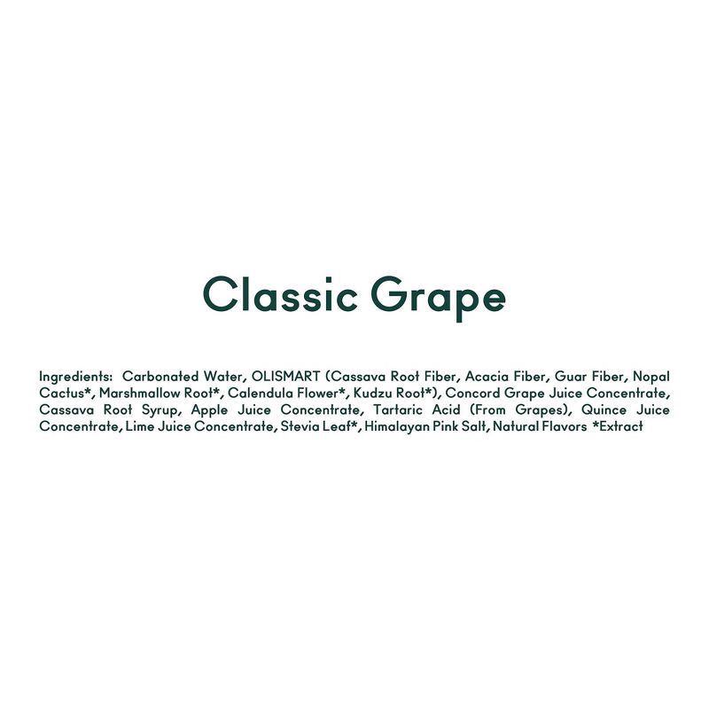 slide 4 of 7, Olipop Classic Grape Mini Soda 45 fl oz, 45 fl oz