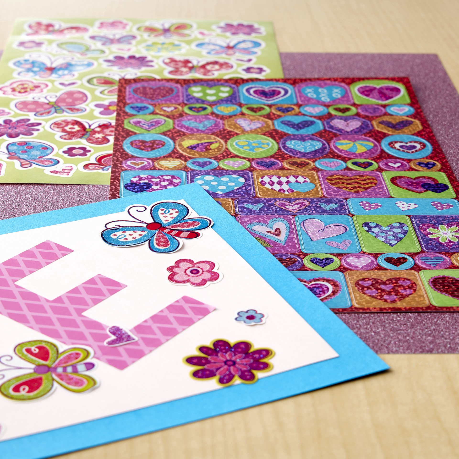 slide 2 of 3, Recollections Teacher Sticker Book, Butterflies, 242 x 147 mm