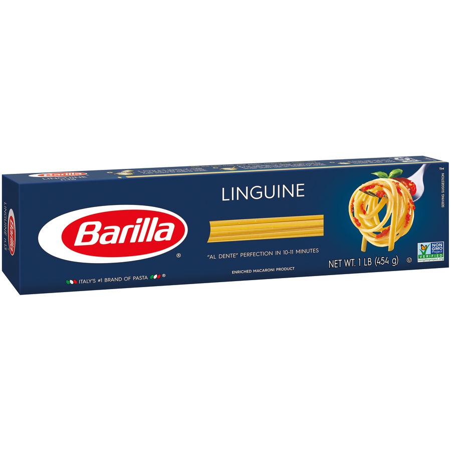 slide 2 of 8, Barilla Linguine Pasta, 16 oz
