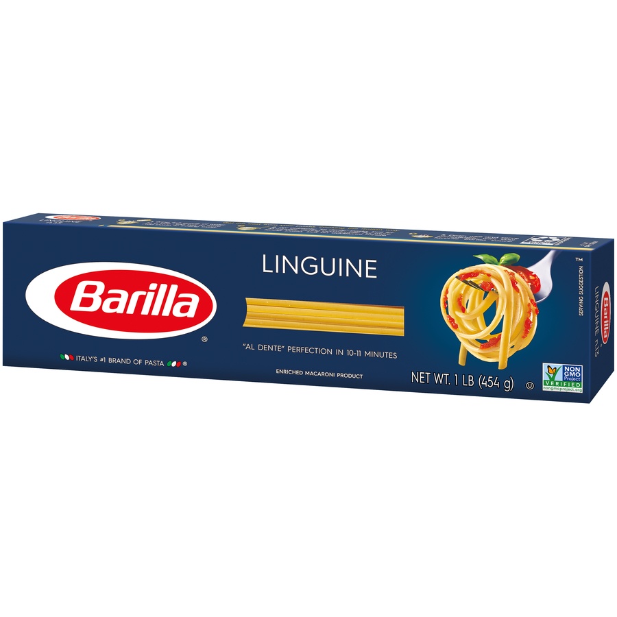 slide 3 of 8, Barilla Linguine Pasta, 16 oz