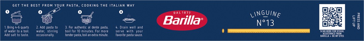 slide 8 of 9, Barilla Linguine 1 lb, 1 lb