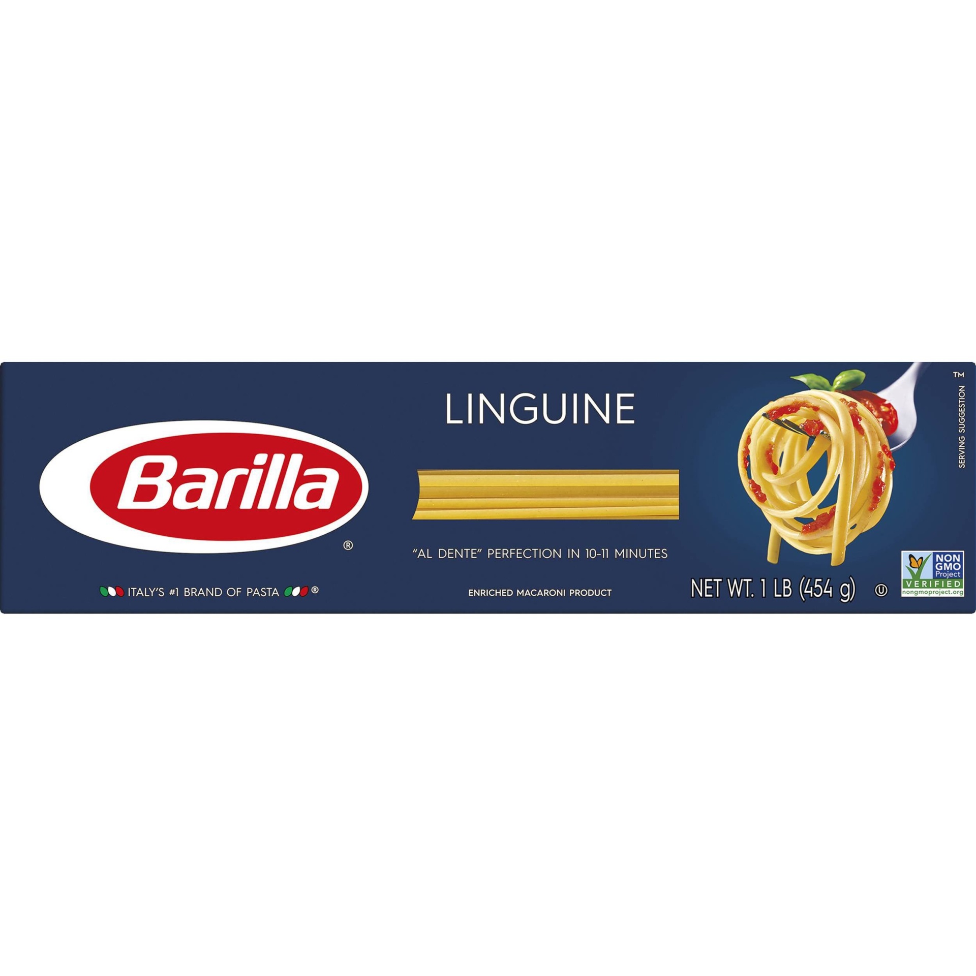 slide 1 of 8, Barilla Linguine Pasta, 16 oz