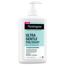 Neutrogena Ultra Gentle Daily Foaming Face Wash, Facial Cleanser, 16 fl. oz
