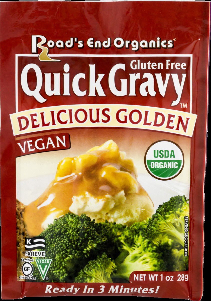 slide 6 of 9, Road's End Organics Quick Gravy Delicious Golden, 1 oz