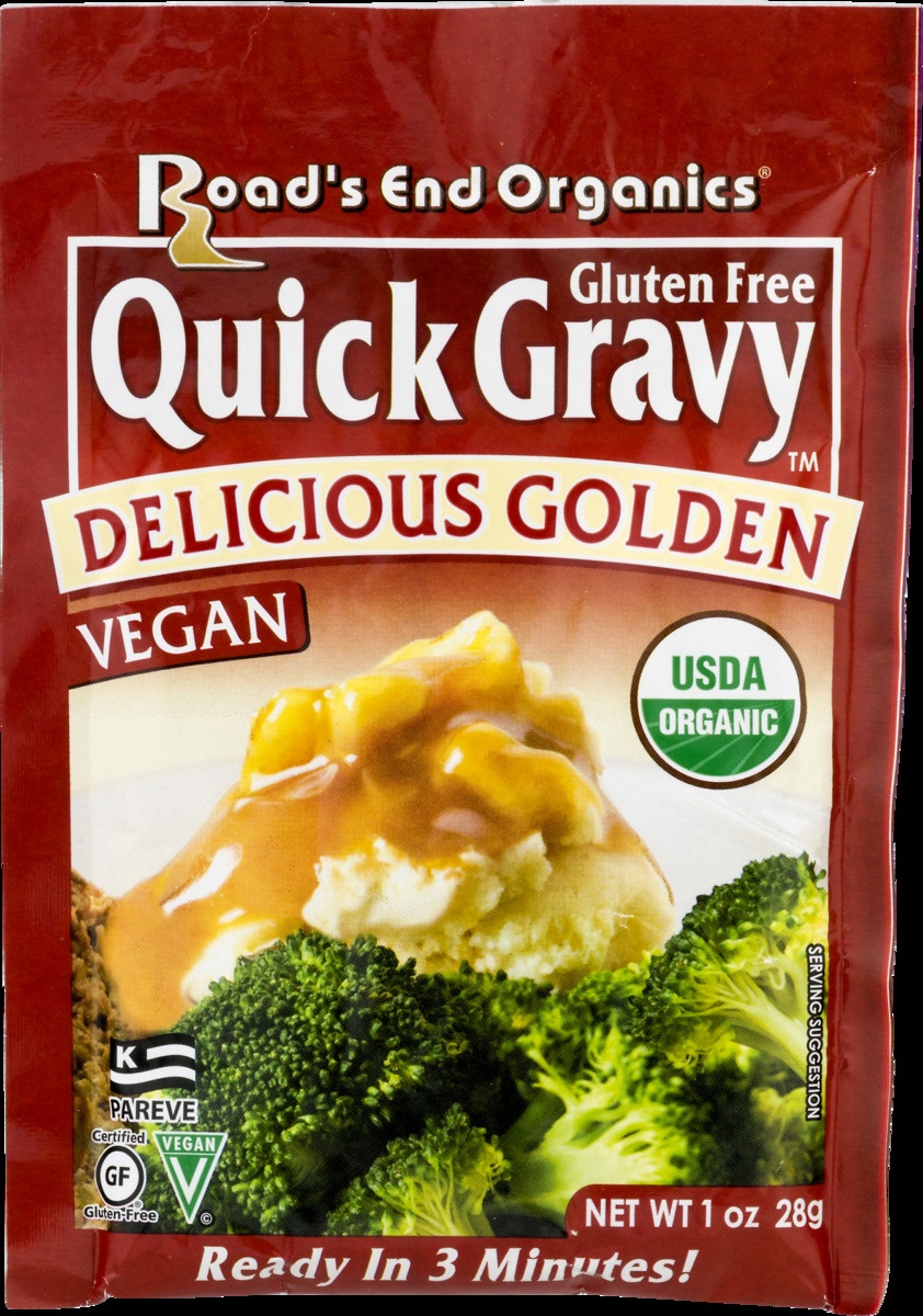 slide 8 of 9, Road's End Organics Quick Gravy Delicious Golden, 1 oz