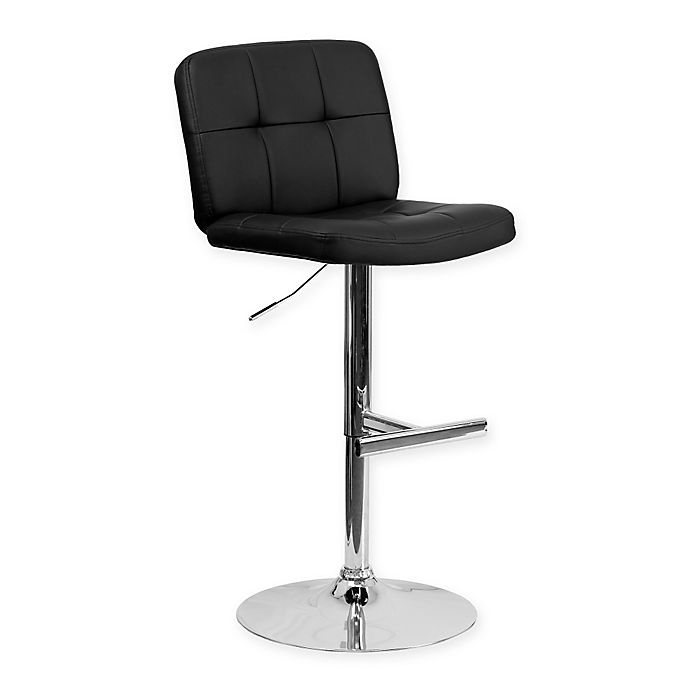 slide 1 of 4, Flash Furniture Adjustable Bar Stool - Black, 1 ct