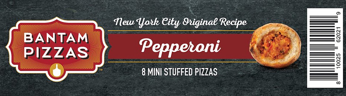 slide 6 of 8, Bantam Pizzas Pepperoni Mini Stuffed Pizzas 8 - 1 oz Pizzas, 8 ct
