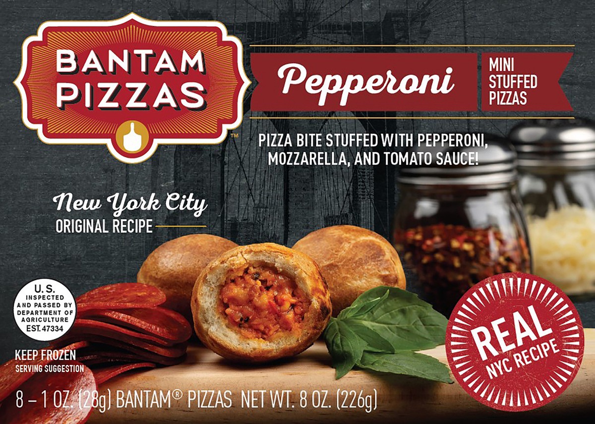 slide 7 of 8, Bantam Pizzas Pepperoni Mini Stuffed Pizzas 8 - 1 oz Pizzas, 8 ct