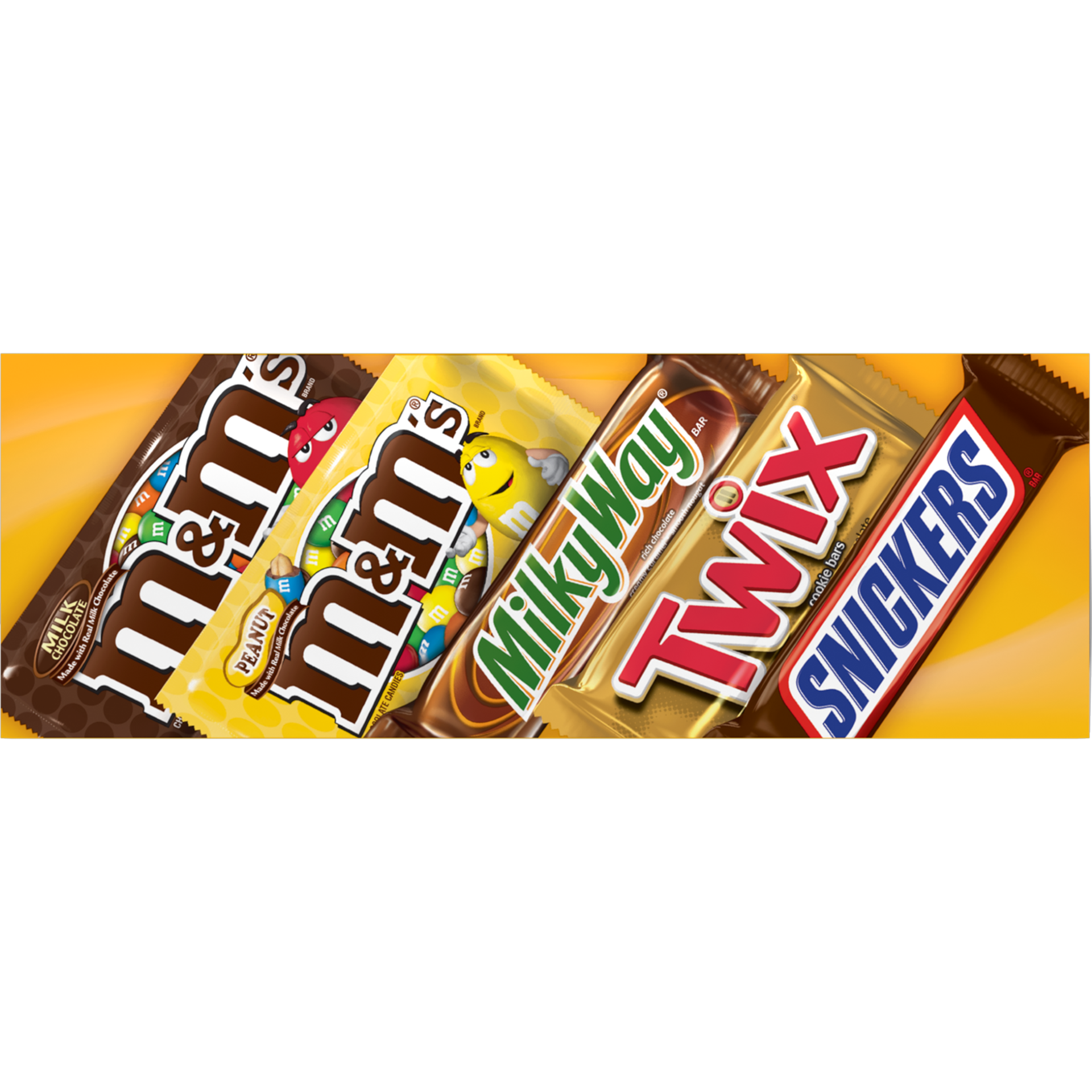 slide 2 of 5, M&M's, Snickers and More Chocolate Candy Bars, Variety Pack, 30-count, 53.66 oz