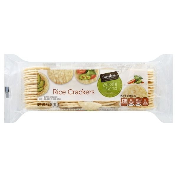 slide 1 of 5, Signature Select Rice Crackers 3.5 oz, 3.5 oz