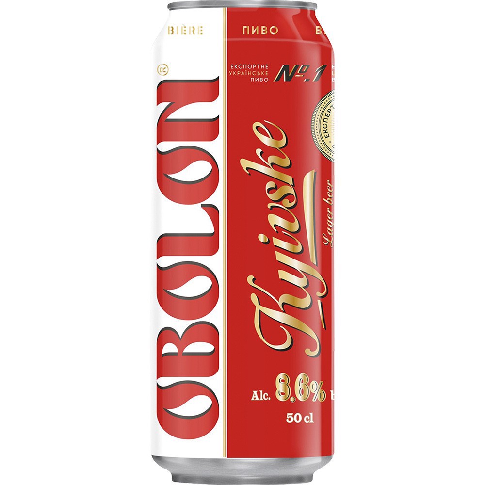 slide 1 of 1, Obolon Kyivske Lager Beer, 4 ct; 16 oz