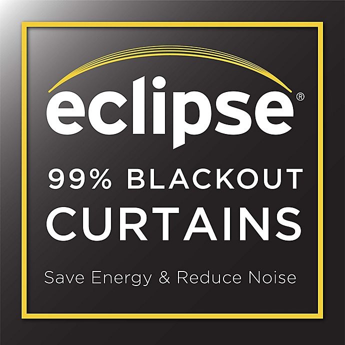 slide 7 of 8, Eclipse Hazel Grommet Room Darkening Window Curtain Panel - Celadon, 84 in