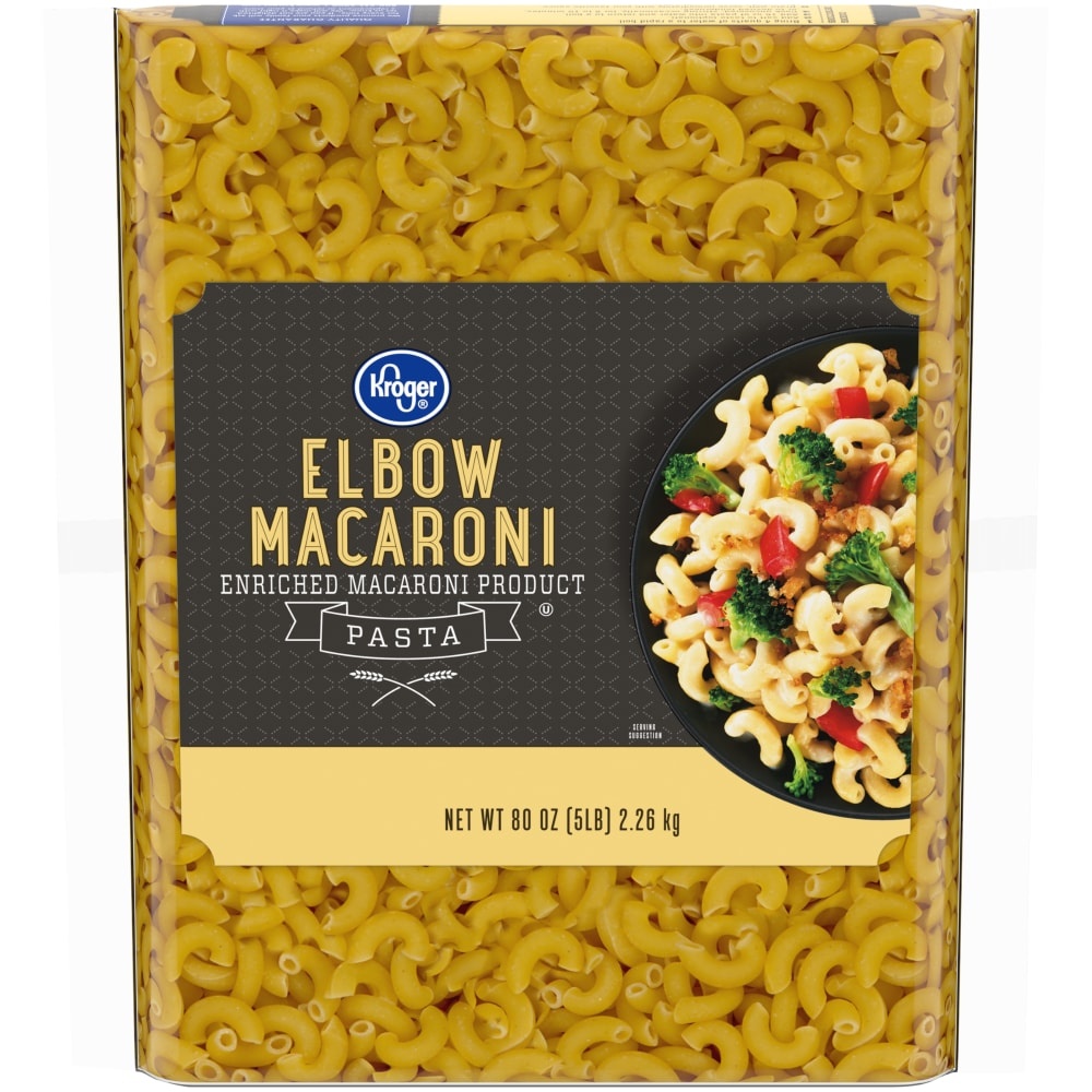 slide 1 of 1, Kroger Elbow Macaroni, 5 lb