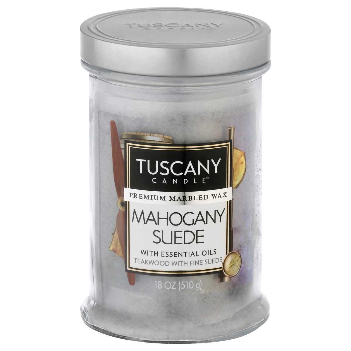 slide 1 of 1, Tuscany Candle Mahogany Suede Candle 1 ea, 1 ct