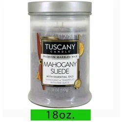 Tuscany Candle Mahogany Suede Candle 18 oz