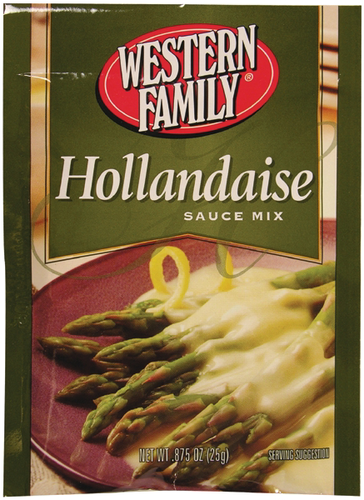 slide 1 of 2, Western Family Hollandaise Sauce Mix, 0.875 oz