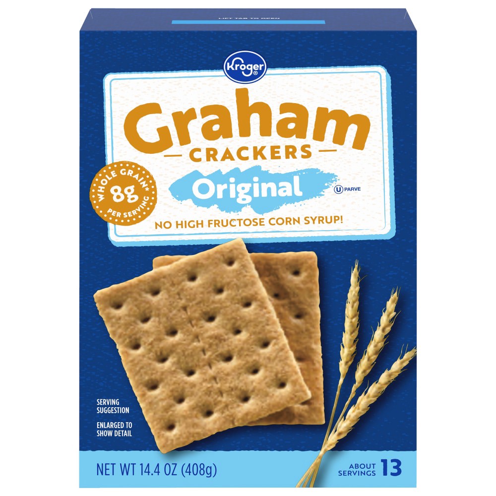 slide 1 of 6, Kroger Original Graham Crackers, 14.4 oz
